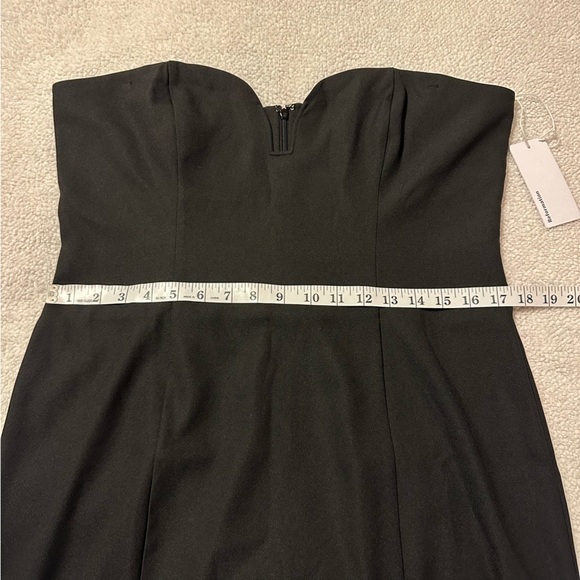 Reformation Black Sweetheart Strapless Joline Mini Dress - Picture 6 of 14